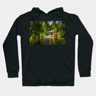 A Picturesque Boathouse Near Benson Hoodie